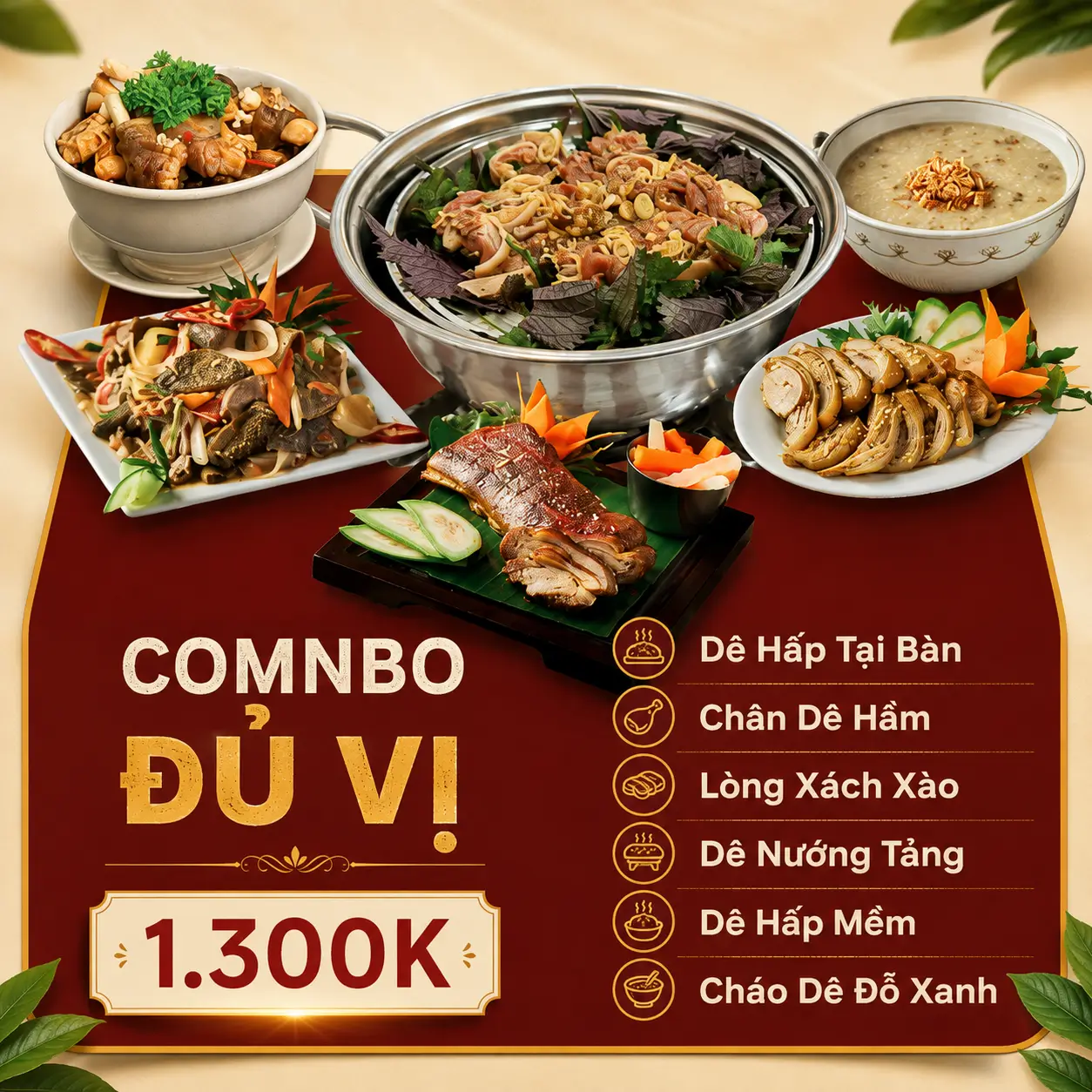 Combo đủ vị
