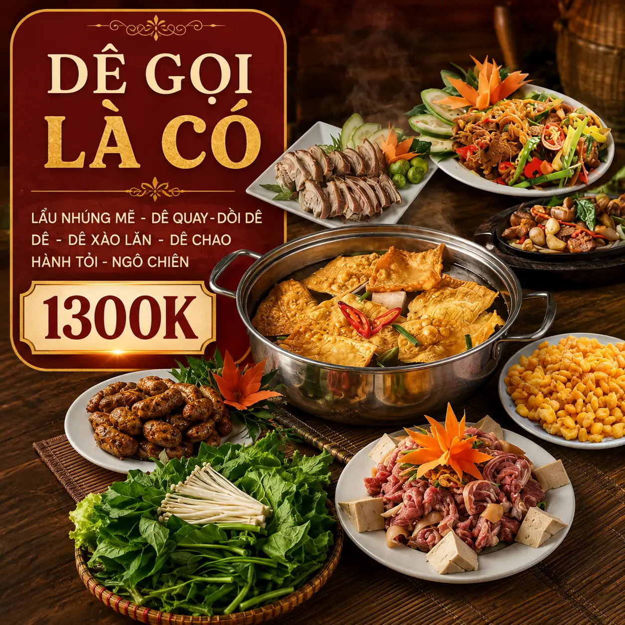 Dê gọi là có