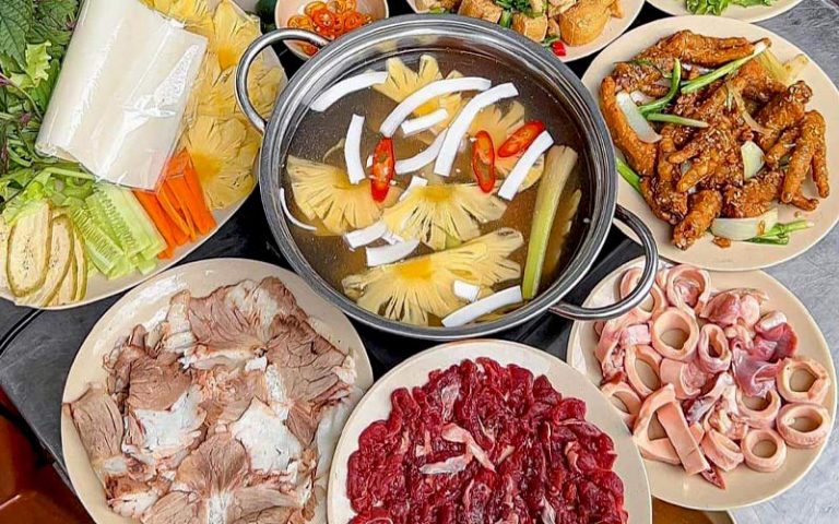 Cách làm lẩu bò nhúng dấm Sớn Dương ngon nhất